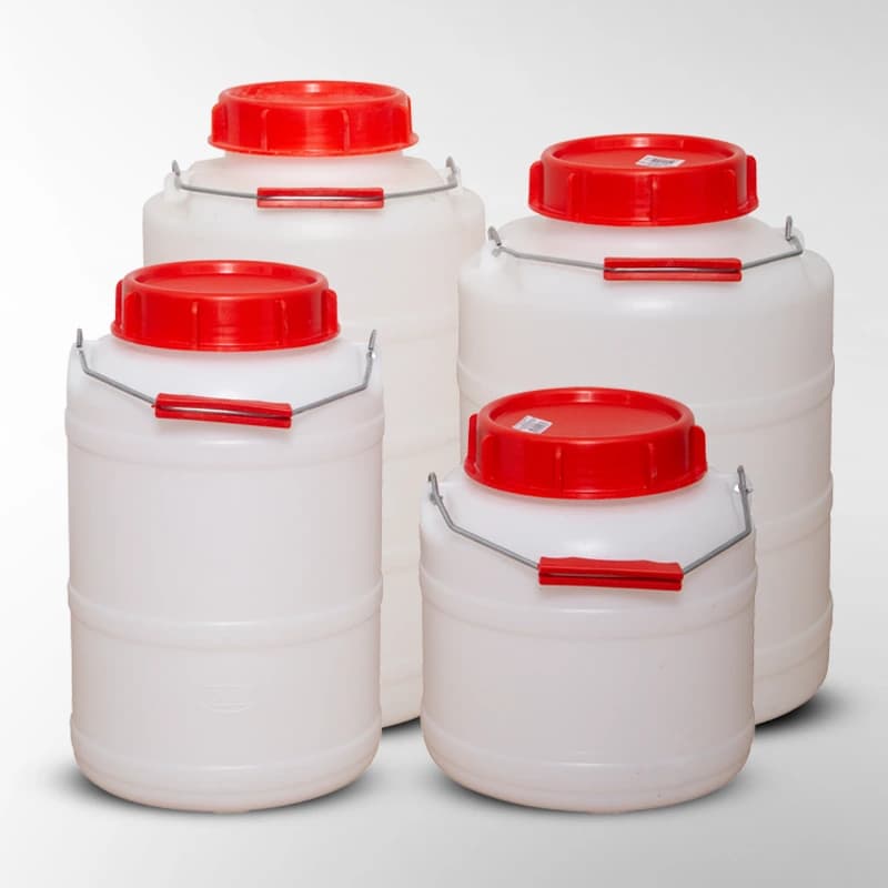 Polins Bins with Screw Cap and Gasket